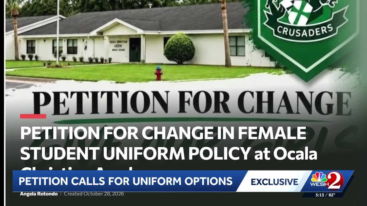 Online petition calls for change to Ocala Christian Academy’s uniform policy — Winter Park Schools news